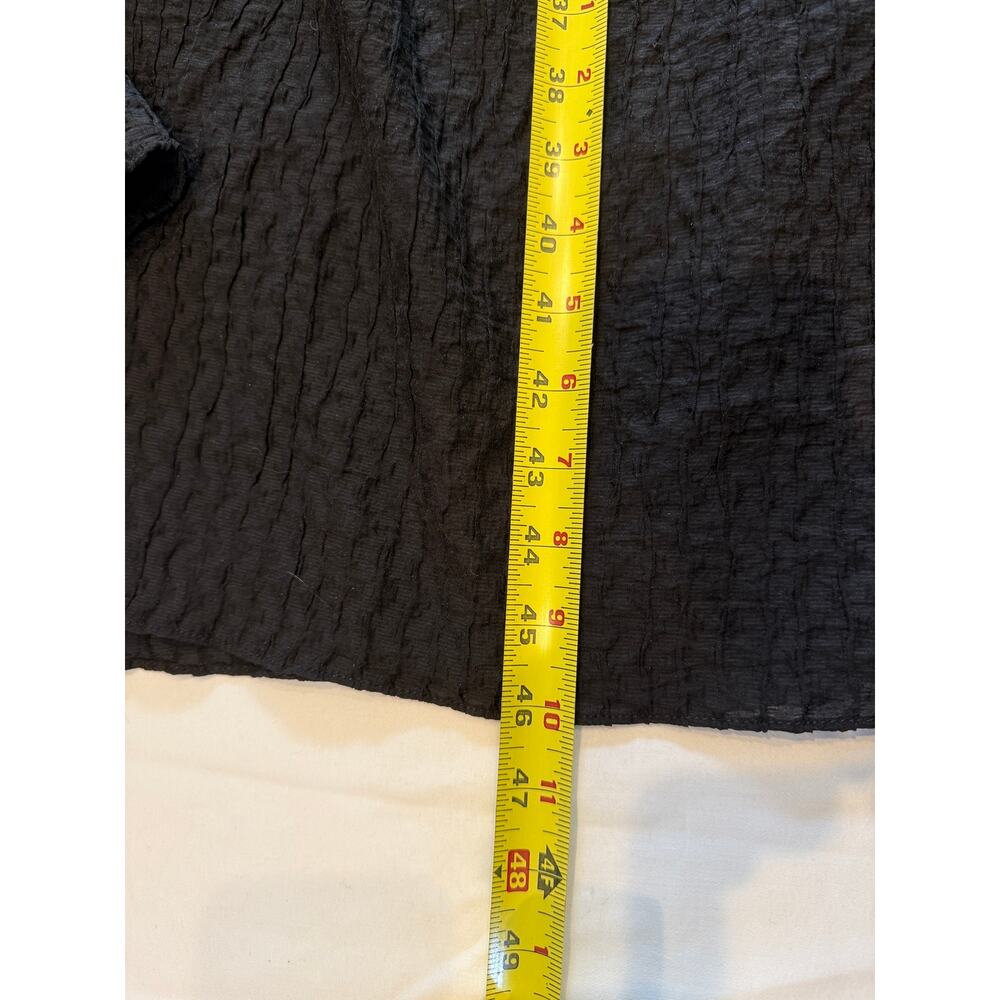 ASTR The Label Medium Lyocell Blend Black Textured Midi Dress Whimsycore Resort - Picture 11 of 11
